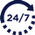 پشتیبانی 24 ساعته